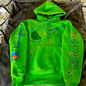 Champion, Green Mens Small Hoodie